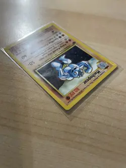 Pokemon Machopeur (Machoke) Base Set 1st Edition French #34 (LP) - Image 5