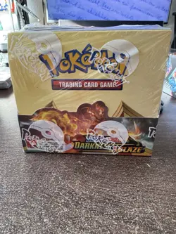 Pokemon TCG Sword Shield Darkness Ablaze Booster Box 36 Packs Factory Sealed New - Image 1