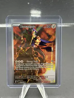 Pokemon Zamazenta 201/182 Sv10: Destined Rivals Full Art Illustration Rare Holo - Image 1