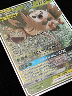 Pokemon ROWLET & ALOLAN EXEGGUTOR GX 1/236 (Ultra) Unified Minds - NM/Near Mint - Image 2