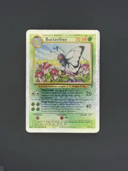 2002 Pokemon Legendary Collection BUTTERFREE Reverse Holo #21/110 WOTC TCG MP - Image 1