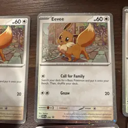 (LOT OF 6) POKEMON Eevee - 200 (Cosmos Holo) PROMO (Destined Rivals) - Image 3