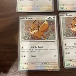 (LOT OF 6) POKEMON Eevee - 200 (Cosmos Holo) PROMO (Destined Rivals) - Image 5