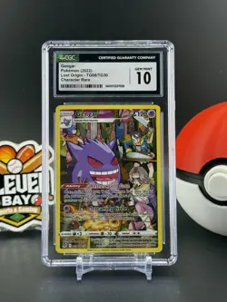 Gengar TG06 Character Rare 2022 Lost Origin Trainer Gallery CGC Gem Mint 10 (CB) - Image 1