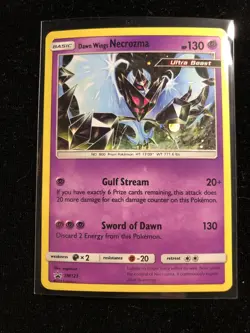 Dawn Wings Necrozma SM123 - Holo - Black Star Promo Pokemon MINT - PSA Gradable - Image 1