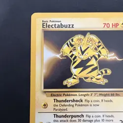 Electabuzz 020/102 Base Set Pokemon vintage 1999 WotC Non-Holo Rare - Image 2