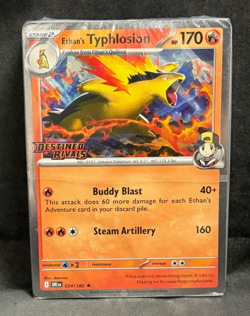Ethan's Typhlosion 034/182 Pokemon TCG Destined Rivals Build and Battle Deck - Image 1