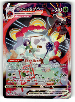 Pokemon Orbeetle VMAX TG13/TG30 SWSH11: Lost Origin Trainer Gallery Ultra Rare N - Image 1