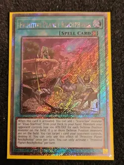 Primitive Planet Reichphobia 1St Edition Platinum Secret Rare RA02-EN067 Yugioh - Image 1