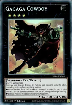 Gagaga Cowboy - Collector's Rare 1st Edition RA04-EN064 - NM - YuGiOh - Image 1