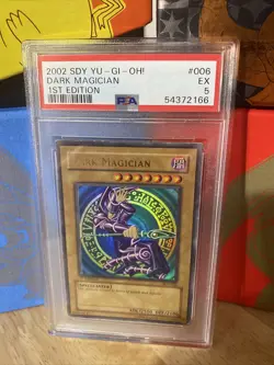 2002 YuGiOh Dark Magician SDY-006 1st Edition PSA 5 EX - Image 1