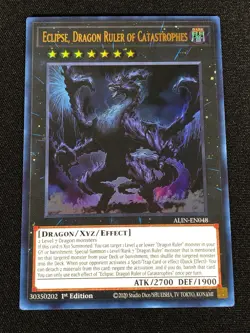 Yugioh Eclipse Dragon Ruler of Catastrophies ALIN-EN048 1st Ultra (NM) - Image 1