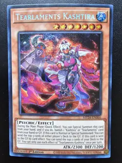 Tearlaments Kashtira Prismatic Secret Rare MP24-EN066 1st Edition - Image 1