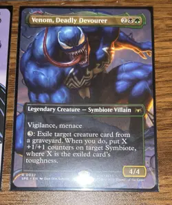 MTG Marvel Spiderman 3 Venom Card Lot Infernal Grasp NF Venom Deadly Devourer NF - Image 4