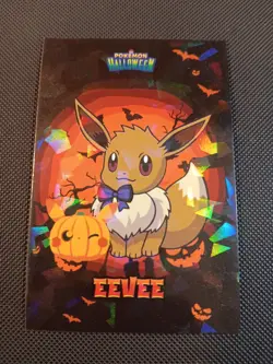 Pokemon 2024 Card Database Halloween Set Eevee 2 Cracked Holo Peru US Seller - Image 1
