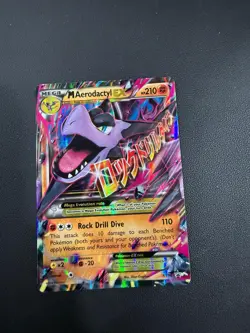 Pokemon Mega Aerodactyl EX Card - Near Mint Condition - Image 1