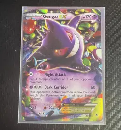 Pokemon Gengar EX TCG Card Phantom Forces Ultra Rare Holo, 34/119 -LP - Image 1