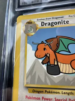 CGC 9 MINT Dragonite 1999 Black Star Promo 5 WB Movie Promo Pokemon Card - Image 2