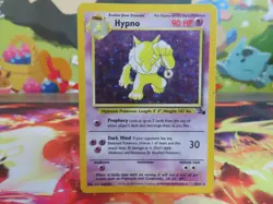 Hypno 08/62 Fossil Holo Rare Pokemon Card 1999 WOTC MP Moderately Played - Image 1
