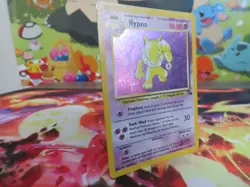 Hypno 08/62 Fossil Holo Rare Pokemon Card 1999 WOTC MP Moderately Played - Image 2