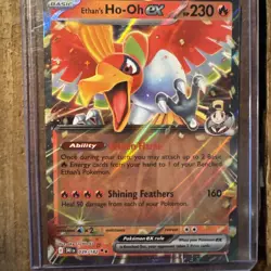 Pokemon Card Ethan's Ho-Oh EX 039/182 Destined Rivals - Near Mint - Image 3