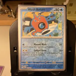 Basic Wash Rotom Pokemon TCG Card. English. Near Mint Condition Free Shipping US - Image 1