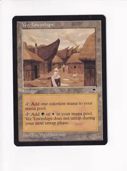 1997 MAGIC THE GATHERING MTG TEMPEST VEC TOWNSHIPS (PH) - Image 1