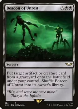 Beacon of Unrest - Surge Foil Warhammer 40,000 LP MTG - Image 1