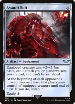 Assault Suit - Surge Foil Warhammer 40,000 LP MTG - Image 1