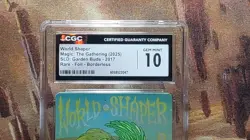 MTG World Shaper #2017 🌈 Foil Borderless Secret Lair Drop Garded Buds CGC 10 - Image 2