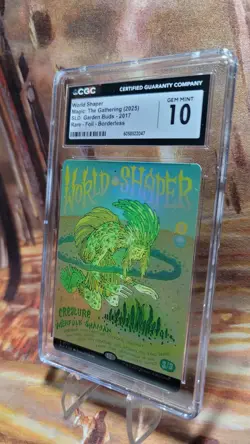 MTG World Shaper #2017 🌈 Foil Borderless Secret Lair Drop Garded Buds CGC 10 - Image 4
