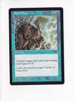 1997 MAGIC THE GATHERING MTG TEMPEST SPELL BLAST (PH) - Image 1