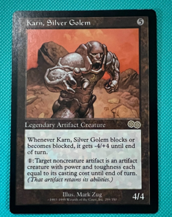 Karn, Silver Golem - Urza's Saga - MTG - Magic the Gathering - Image 2