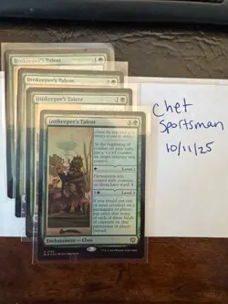 Innkeeper's Talent x4 (ONE IS FOIL) Blommburrow NM mtg - Image 1