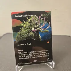MTG Craterhoof Behemoth 346 Borderless Regular Mythic Tarkir: Dragonstorm TDM - Image 1