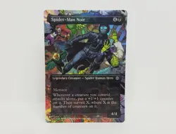 MTG: Marvel's Spider-Man: (0204) Spider-Man Noir (U) - Borderless Foil Parallel - Image 1