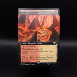 MTG Edge of Eternities Commander, Glittering Massif - Borderless - Image 1