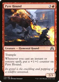 Pyre Hound Eldritch Moon (EMN) MTG Magic Cards F#163 - Image 1