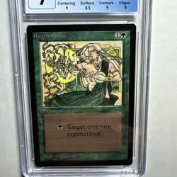 MTG Beta Regeneration CGC 9 Mint (9 centering, edges, corners) 1993 - Image 3