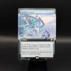 Insight Engine -Extended Art- Edge of Eternities Commander Rare EOC 26 mtg NM/M - Image 1