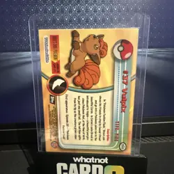 Topps Pokemon 37 Vulpix Black Label NM - Image 2