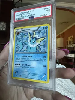Vaporeon BW89 Black & White Sylveon Collection Promo Near Mint Pokemon PSA 7 - Image 5
