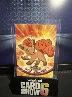 Topps Pokemon 37 Vulpix Blue Label NM - Image 1