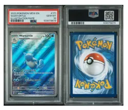 2023 POKEMON MEW EN-151 Wartortle ILLUSTRATION RARE #171/165 PSA 10 GEM MT - Image 5
