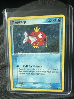 Pokemon TCG Magikarp Reverse Holo 65/109 ex Team Rocket Returns 2004 Stamp NM- - Image 1