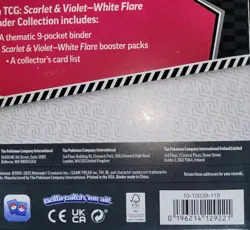 LOT OF 7 - Pokemon White Flare Binder Collection Bundle Box 5 Packs SEALED - Image 3