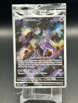 2023 Pokemon Mewtwo Scarlet Violet 151 Promo #052 SEALED - Image 1