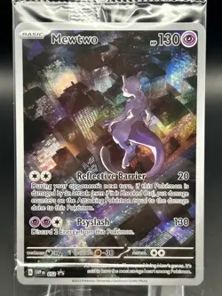 2023 Pokemon Mewtwo Scarlet Violet 151 Promo #052 SEALED - Image 2