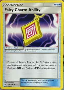 Fairy Charm Ability - 171/214 - Unbroken Bonds Pokemon 2019 - Image 1