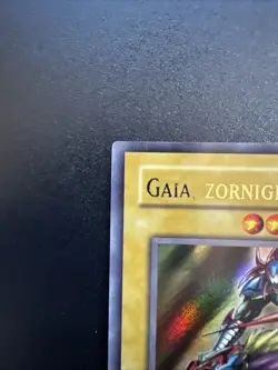 Gaia, zorniger Ritter LOB-G004 Holo Ultra Rare YuGiOh 1996 Near Mint Deutsch - Image 4